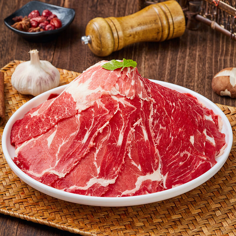 卓宸巴西上脑肥牛片400g*2 38.47元 - 美泡泡