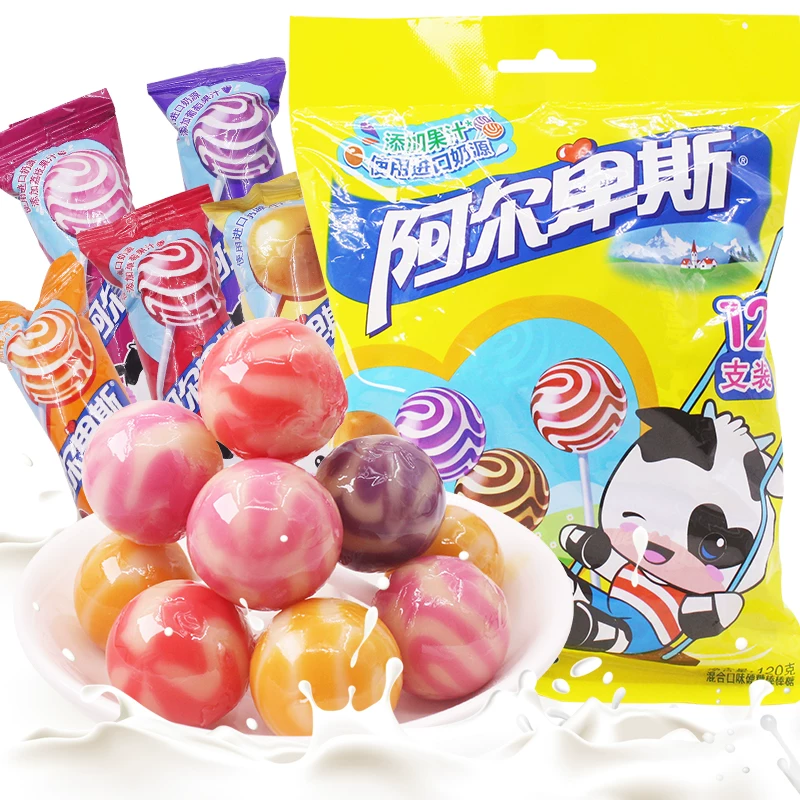 阿尔卑斯棒棒糖200g混合水果味100支袋装 5.78元 - 86线报