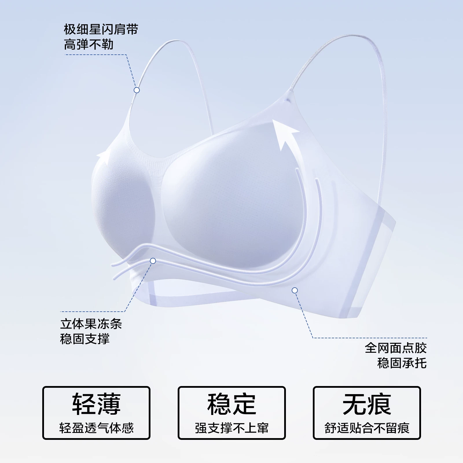 草本初色抑菌女士文胸 29.7元 - 86线报