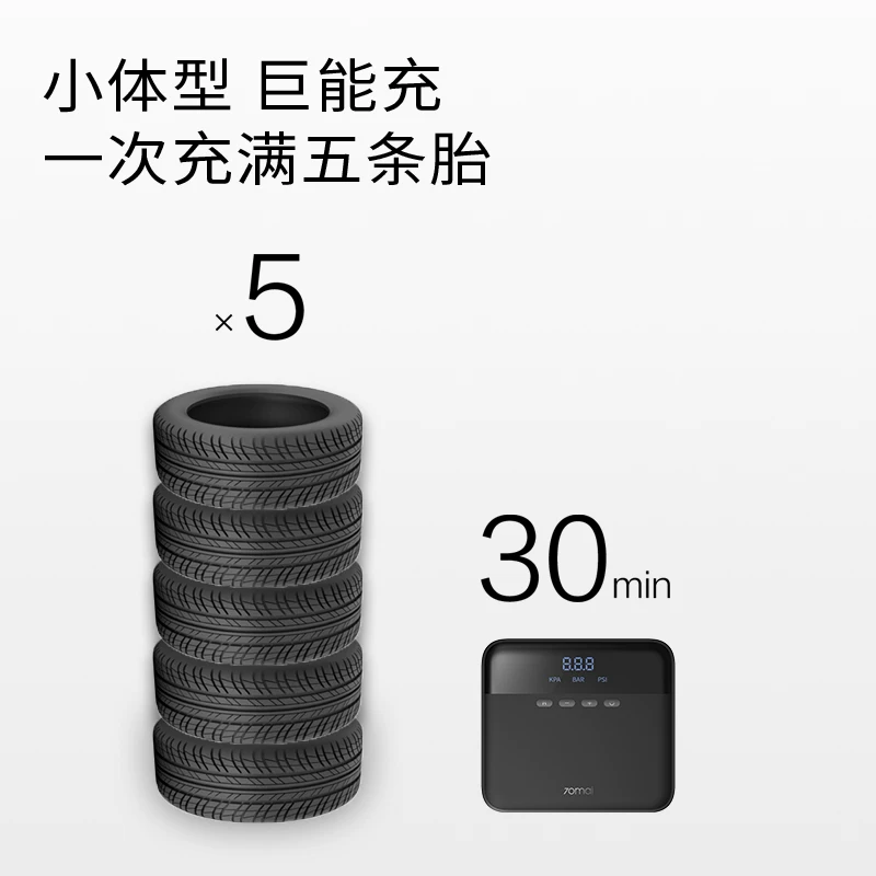 70迈车载充气泵汽车打气泵 109元 - 86线报