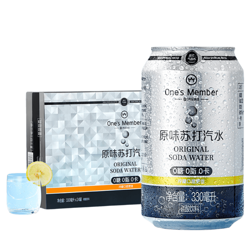 Ones Member苏打汽水原味330ml×24瓶 26.9元 - 86线报