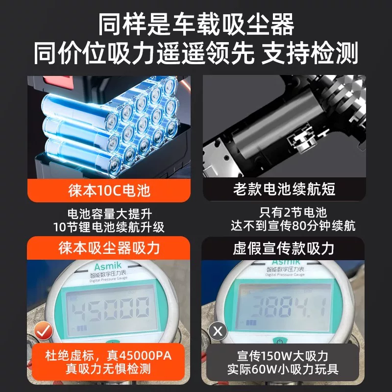 HELLOLEIBOO车载吸尘器超强吸力手持小型汽车吹吸一体机无线2026新款迷你 110元 - 86线报