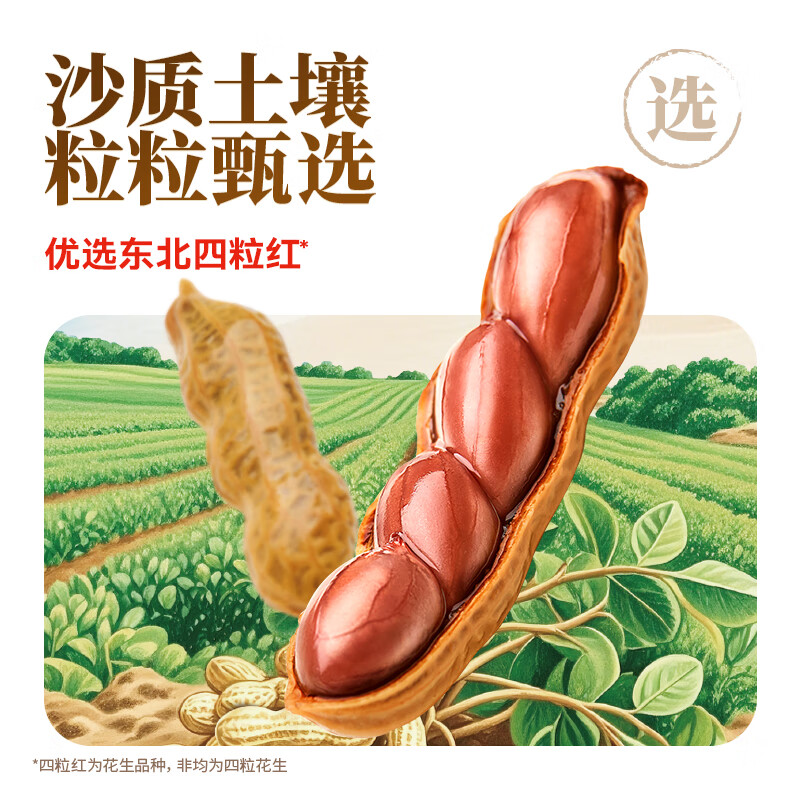 黄飞红五香卤煮花生258g*2袋 4.4元 - 86线报
