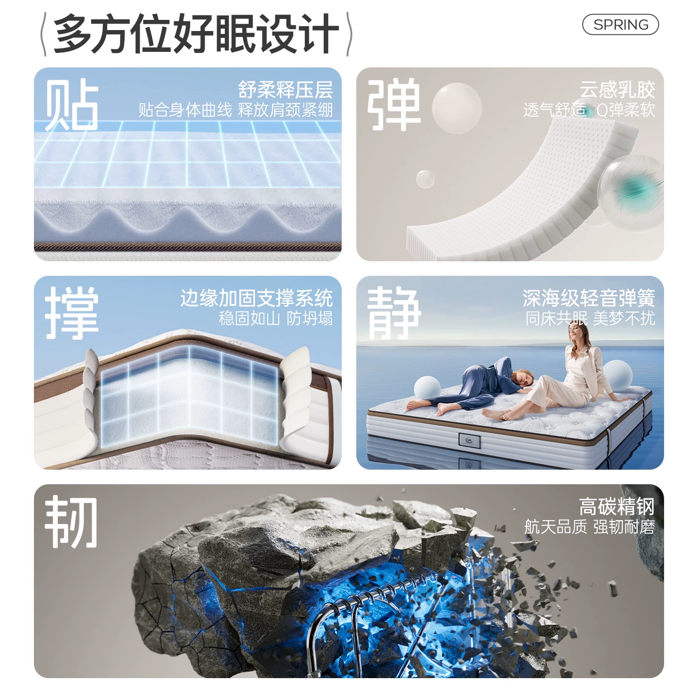 舒达妙享弹簧乳胶床垫 3822元 - 线报酷