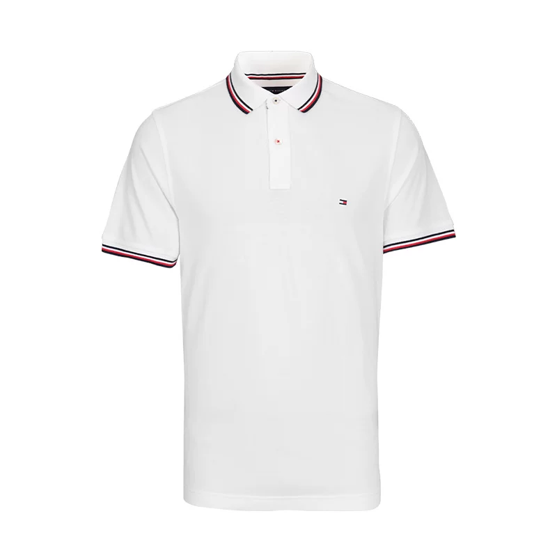 TOMMY HILFIGER男士夏季商务休闲短袖Polo衫日常通勤T恤 198.55元 - 86线报