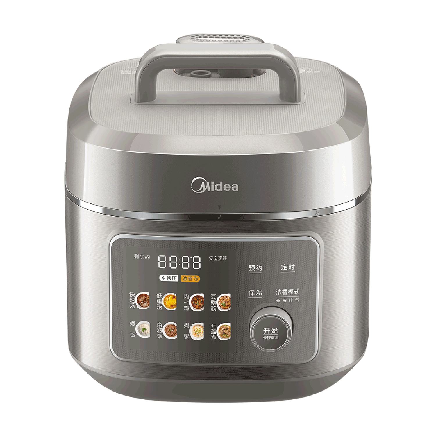 美的有钛珐琅低脂电压力锅5L MY-C5650F 389.27元 - 美泡泡