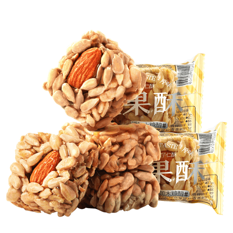 三只松鼠巴旦木瓜子仁酥490g约70袋 7.3元 - 线报酷