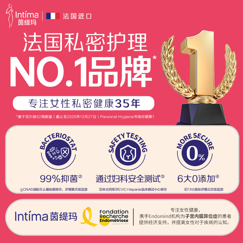 Intima抑菌女性洗液200ml 59.9元 - 86线报