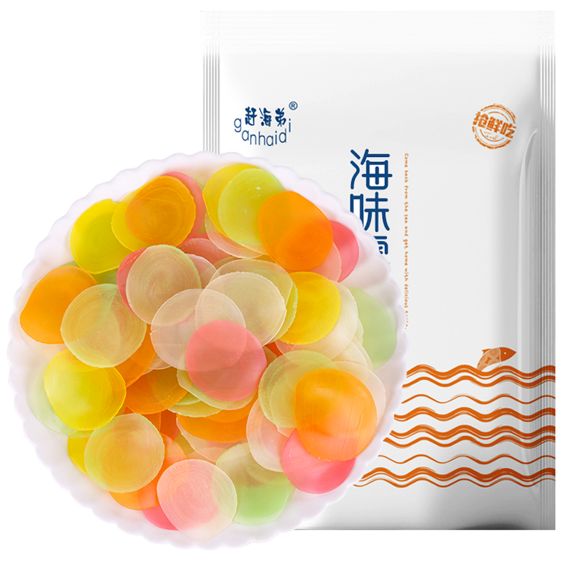 赶海弟彩色虾片原味可自己油炸虾片膨化食品海鲜海味休闲零食250g*1袋 4.9元 - 86线报