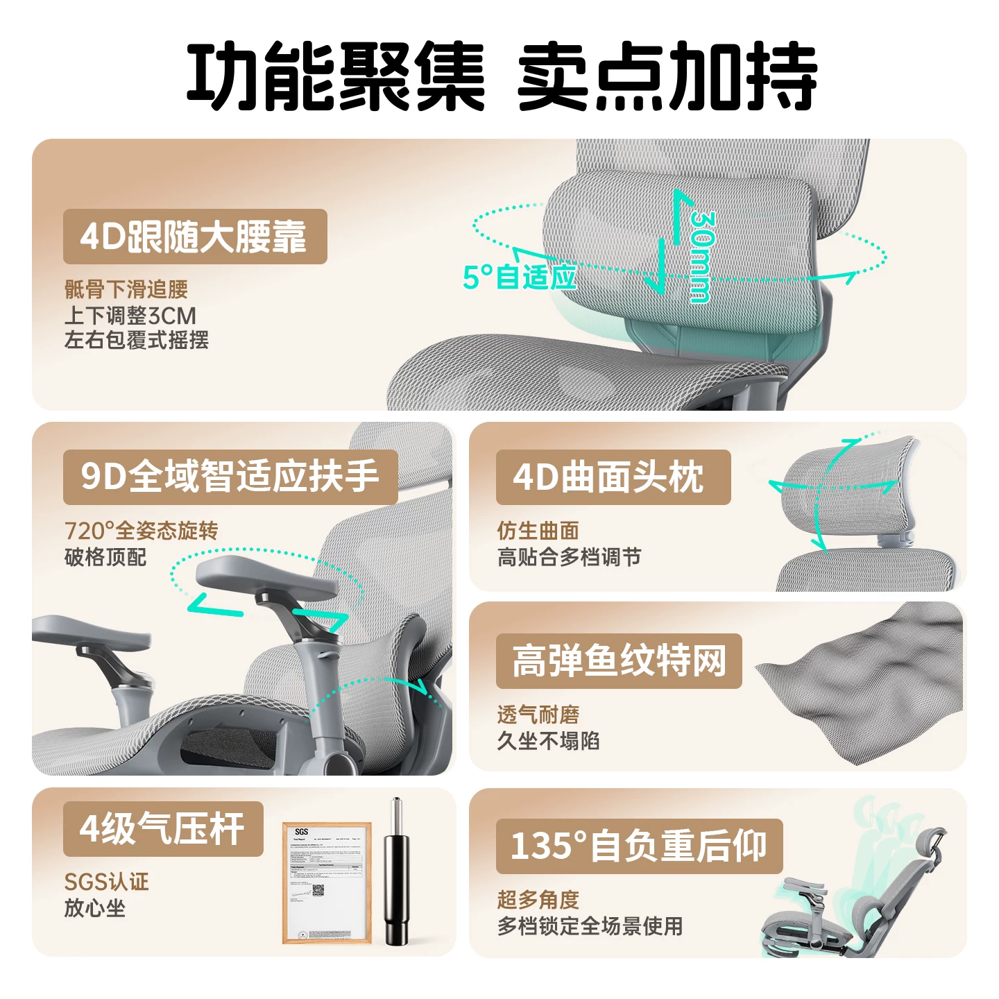 赛谷S1人体工学电脑椅 279元 - 86线报