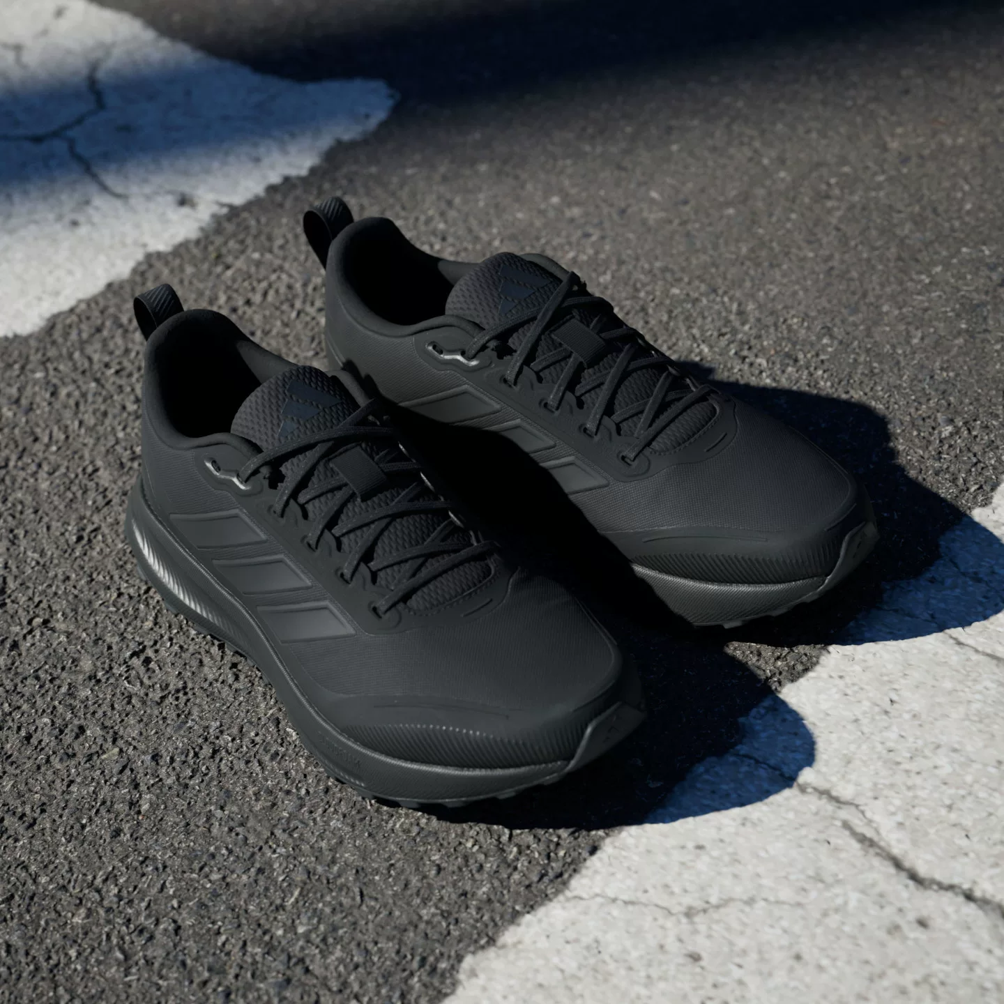 adidas RUNFALCON 5TR舒适体测跑鞋男子阿迪达斯官方outlets 229元 - 86线报