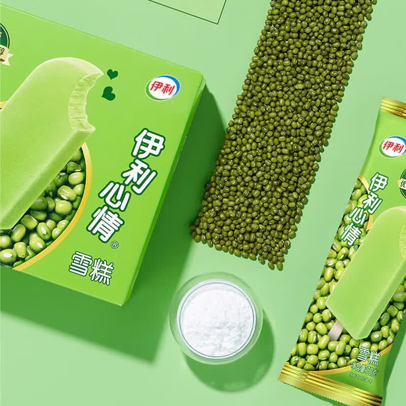 伊利心情低糖绿豆雪糕冰淇淋70克*5支 6.08元 - 86线报