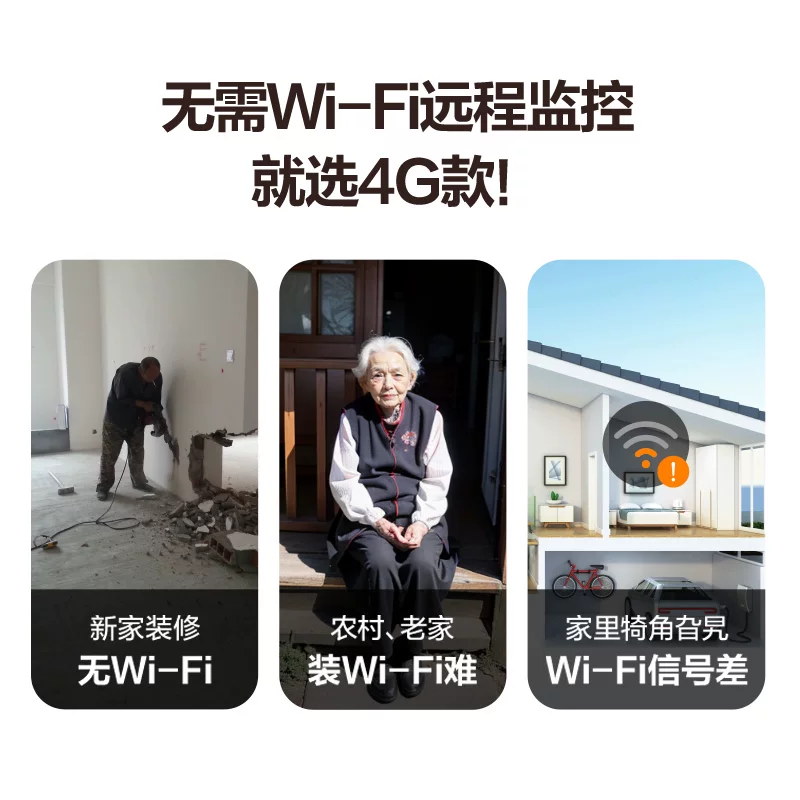 萤石H6 4G网络云台360无线智能摄像头家用手机远程监控流量免费用 341.83元 - 86线报