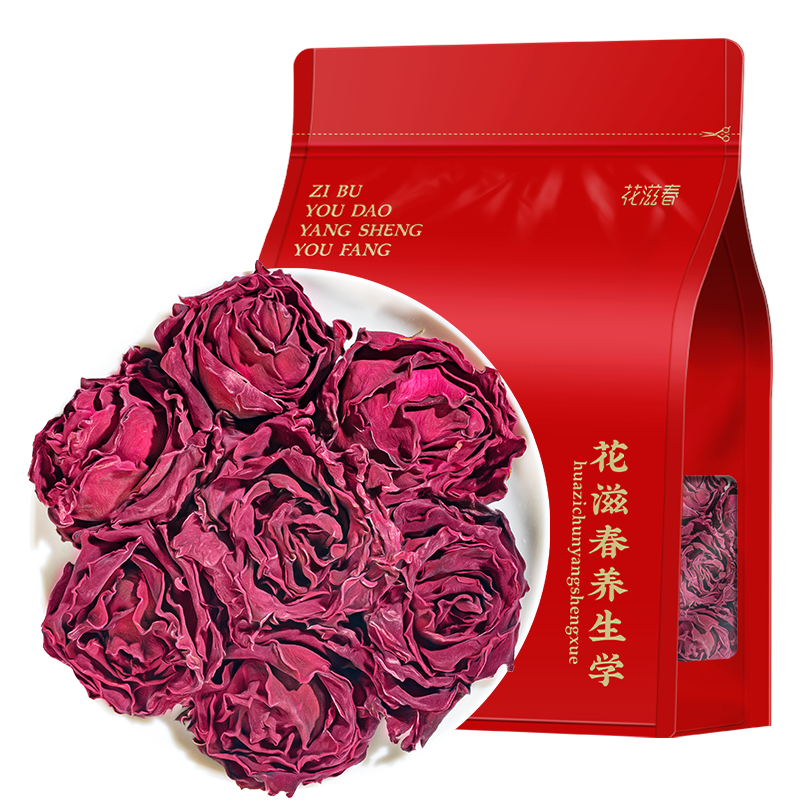 花滋春墨红玫瑰花茶100g/袋特优级 6.27元 - 86线报