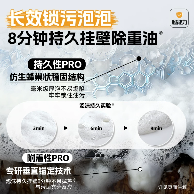 超威油污净厨房泡沫油烟机清洁剂强力去重油污神器清洗污渍除油剂 15.9元 - 86线报