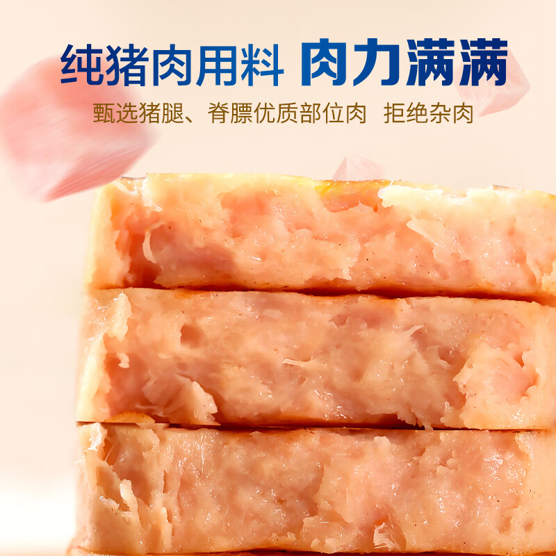 王家渡低温午餐肉儿童早餐火腿片罐头火锅食材300g1盒猪肉原味 14.98元 - 86线报