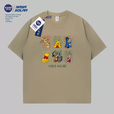 NASA联名夏季新款街头风小众印花美式套头情侣百搭T恤上衣情侣YF 6.95元 - 86线报 NASA联名夏季新款街头风小众印花美式套头情侣百搭T恤上衣情侣YF 6.95元 - 86线报