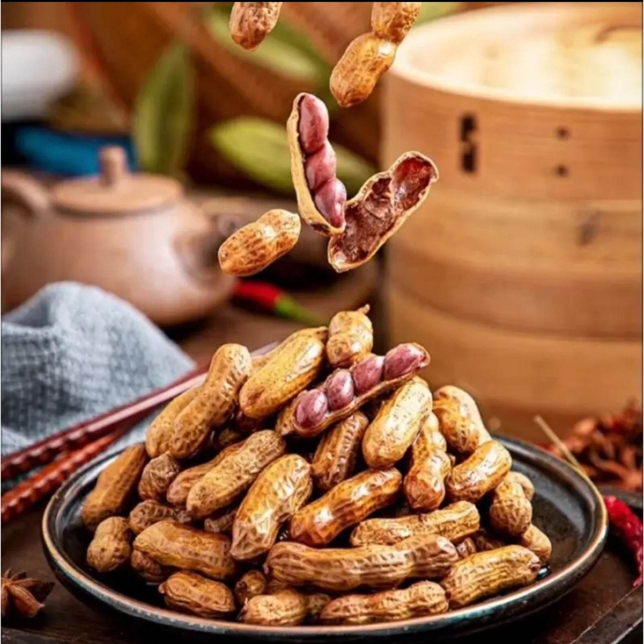 五香卤煮花生400g×4袋 10.9元 - 86线报 五香卤煮花生400g×4袋 10.9元 - 86线报