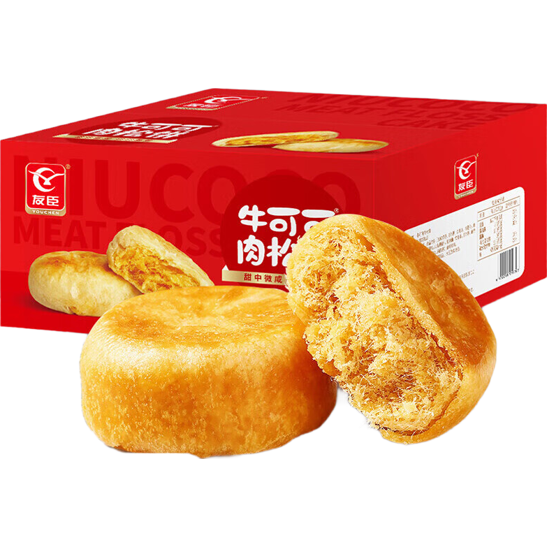 友臣肉松饼原味礼盒1090g 15.36元 - 86线报