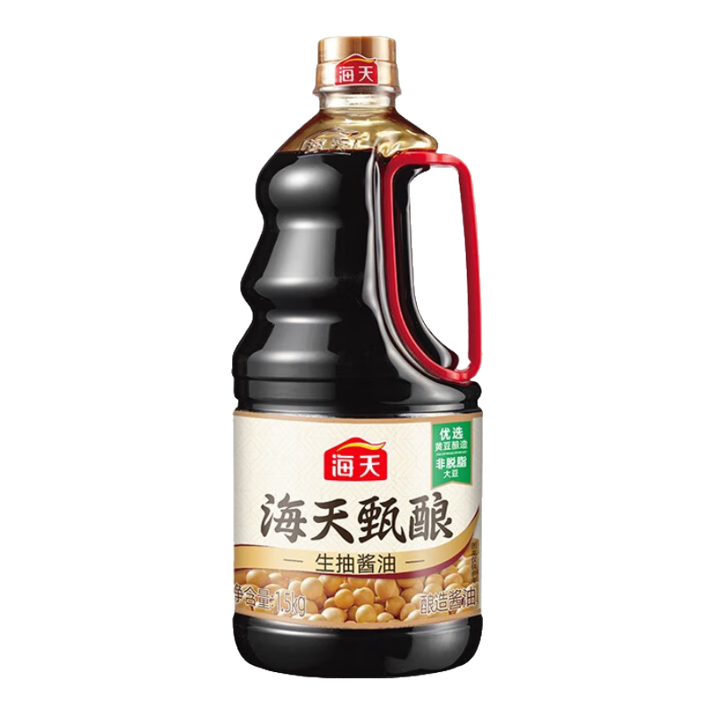 海天甄酿生抽酱油1.5kg酿造非转基因黄豆 9.9元 - 86线报 海天甄酿生抽酱油1.5kg酿造非转基因黄豆 9.9元 - 86线报