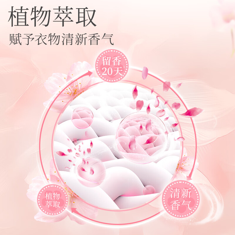 菁华fresh HY4in1洗衣凝珠52粒除菌除螨持久留香20天洗衣球机洗52粒樱花 46.9元 - 86线报