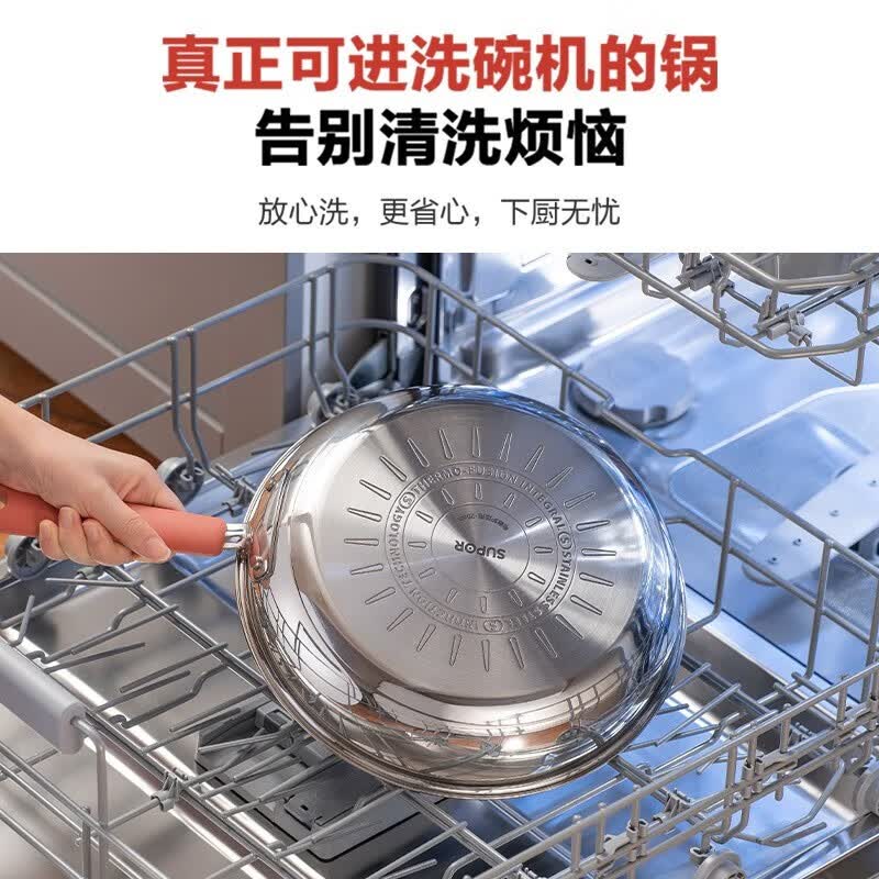 苏泊尔煎锅平底锅不粘锅火红点牛排煎锅直径28CM 229.2元 - 86线报