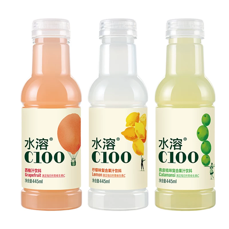 农夫山泉 水溶C100柠檬味复合果汁饮料 3瓶 5.99元 - 86线报