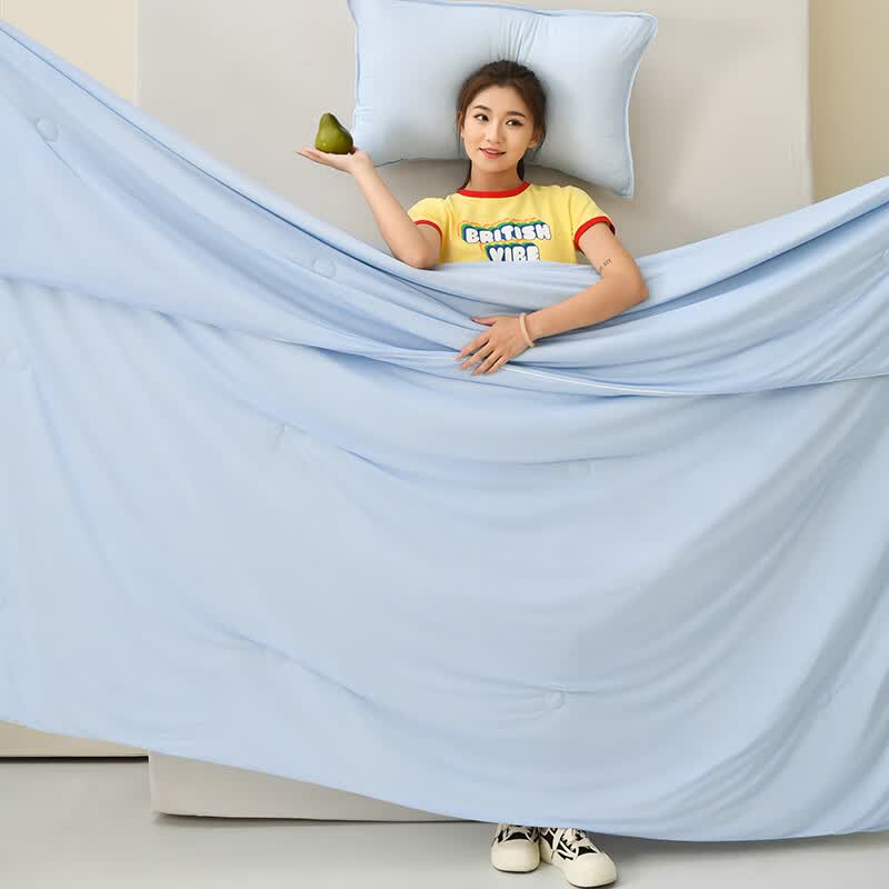 AIDLI A类可水洗凉感丝空调夏凉被150x200cm 66元 - 线报酷