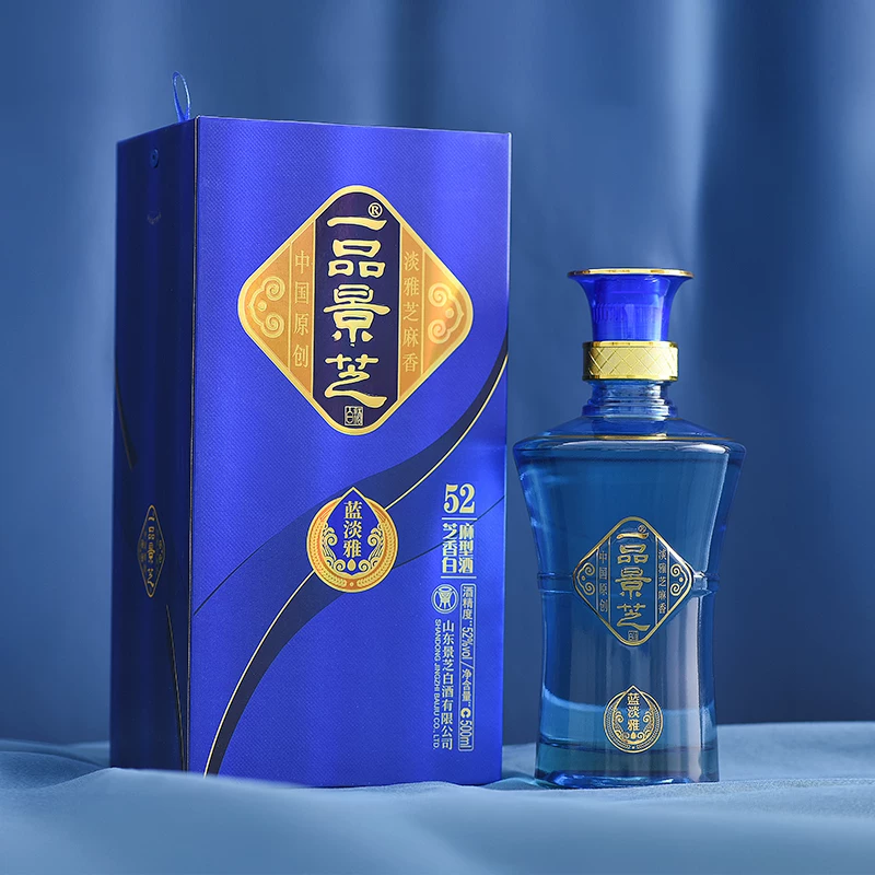景芝 一品景芝蓝淡雅 芝麻香型白酒52度500ml单瓶 68元 - 86线报