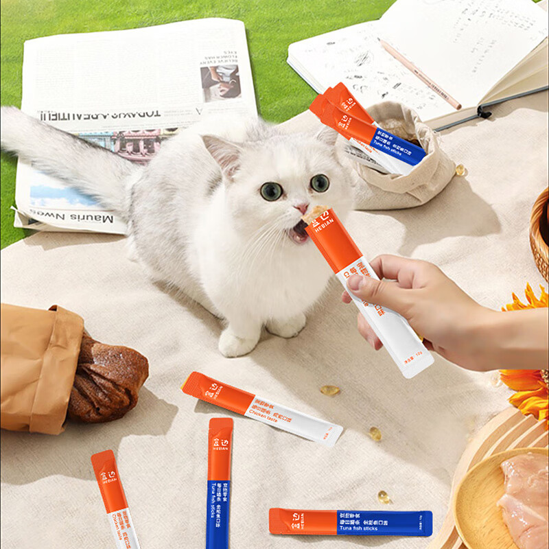 盒边宠物零食猫条100支+羊奶包*10包 39.9元 - 线报酷