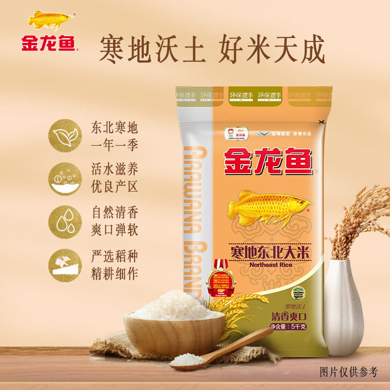 金龙鱼寒地东北大米5kg 21.2元 - 86线报