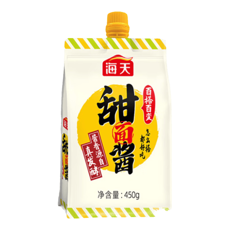 海天甜面酱450g非转基因黄豆发酵 4.19元 - 86线报