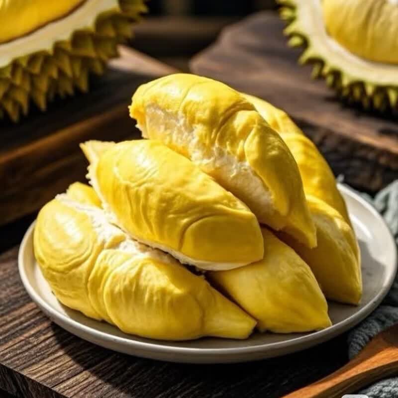 泰国品质金枕榴莲整果带壳4.5-5.5斤2个装 98.8元 - 86线报