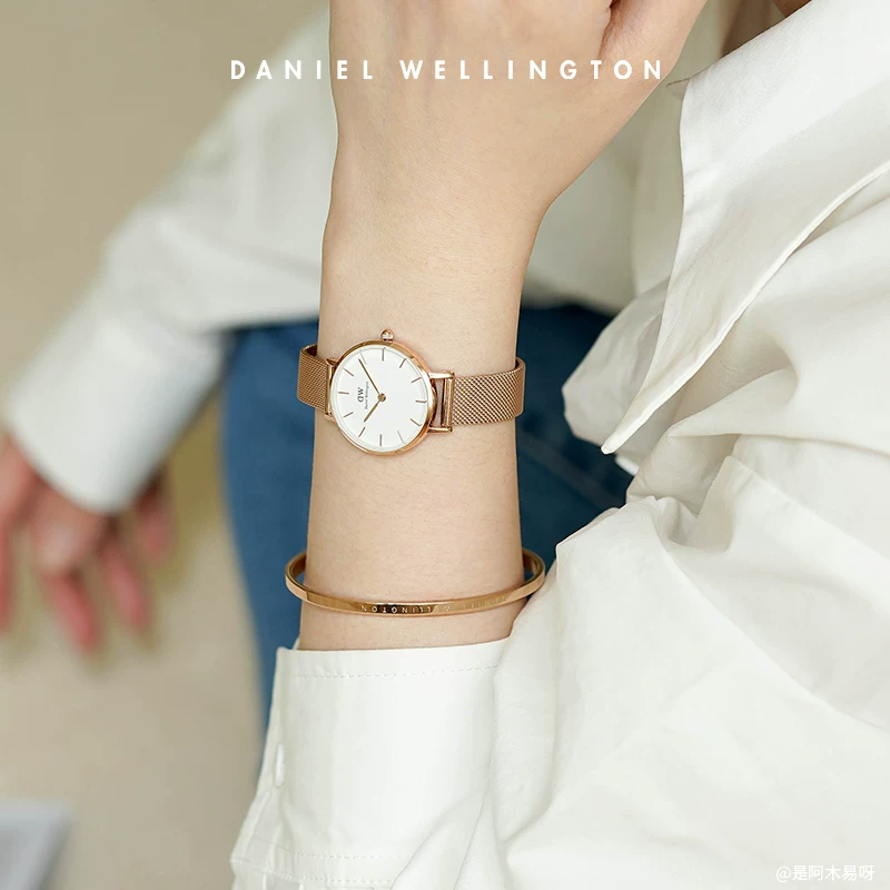 Daniel Wellington DW 玫瑰金经典手镯+双环手链 精致小心机 930元 - 线报酷