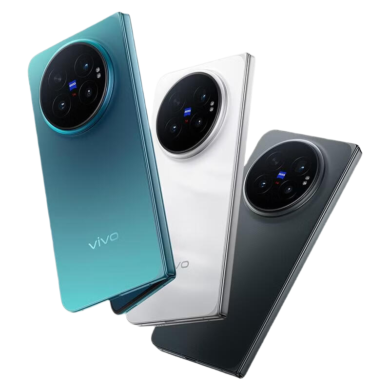 vivo X Fold6折叠屏手机蔡司2亿主摄7000mAh电池盐湖色16GB+1TB 10399元 - 美泡泡