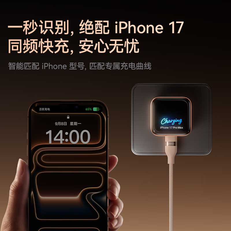 Anker氮化镓快充充电器单Type-C口单头白45W 149元 - 线报酷