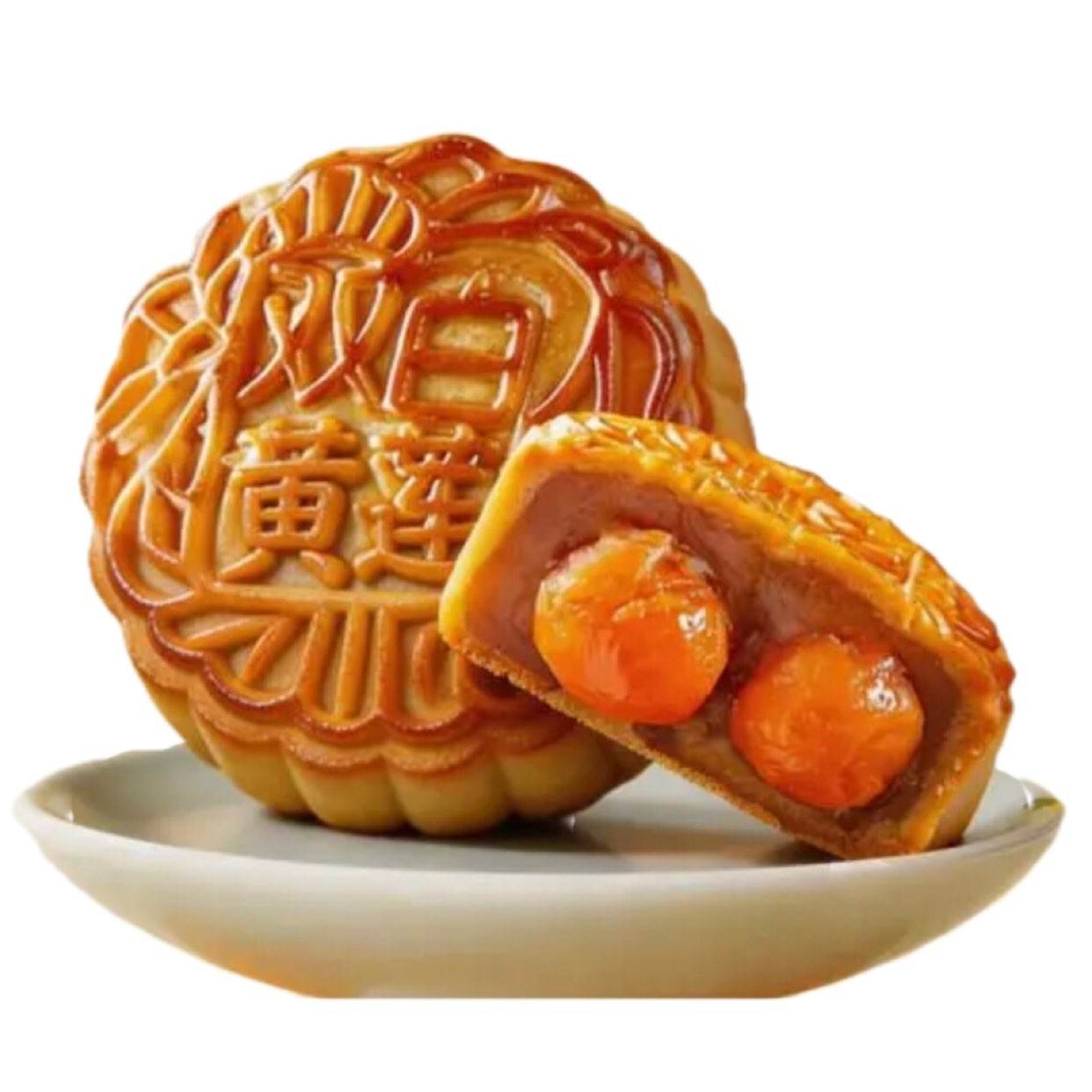 嘟赴双蛋黄莲蓉月饼广式传统糕点500g 10.07元 - 86线报