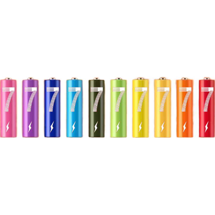 彩虹电池7号碱性电池10粒装 1.21元 - 美泡泡
