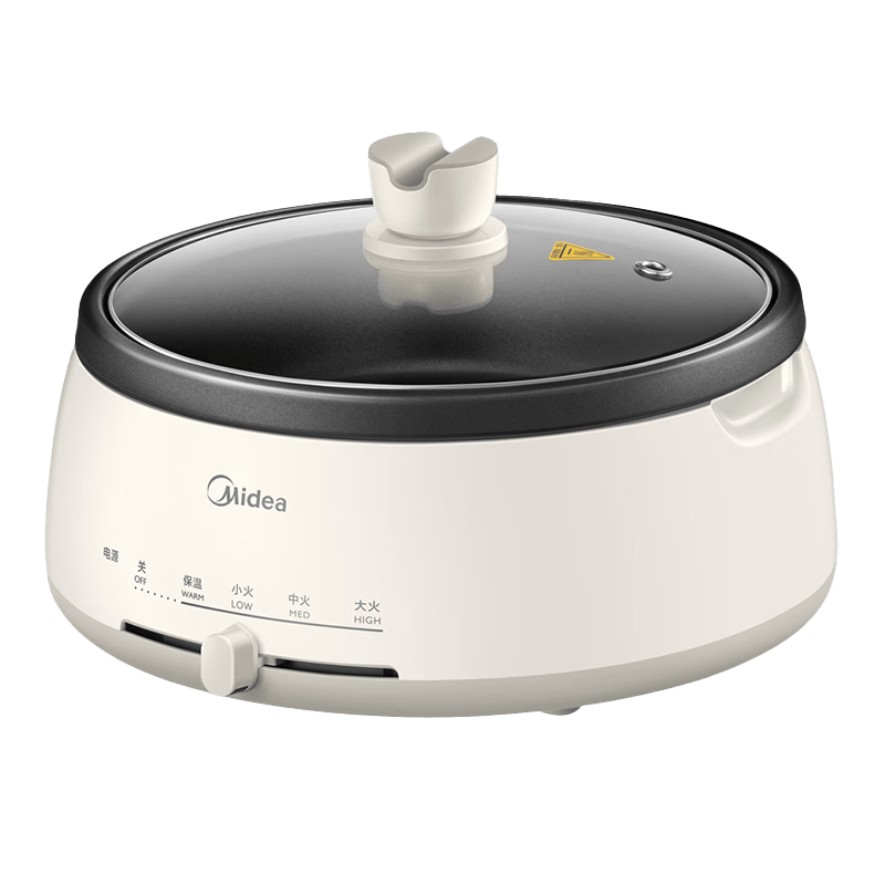 美的电火锅4L3-4人一锅多用可拆洗锅身28P151 93.61元 - 86线报