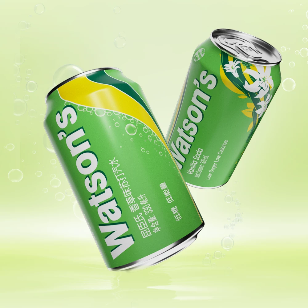 屈臣氏香草味苏打水330ml*12罐 30元 - 86线报