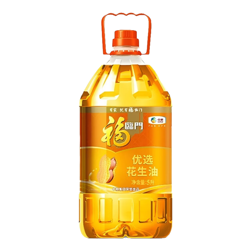 福临门优选花生油压榨一级5L食用油 58.69元 - 线报酷