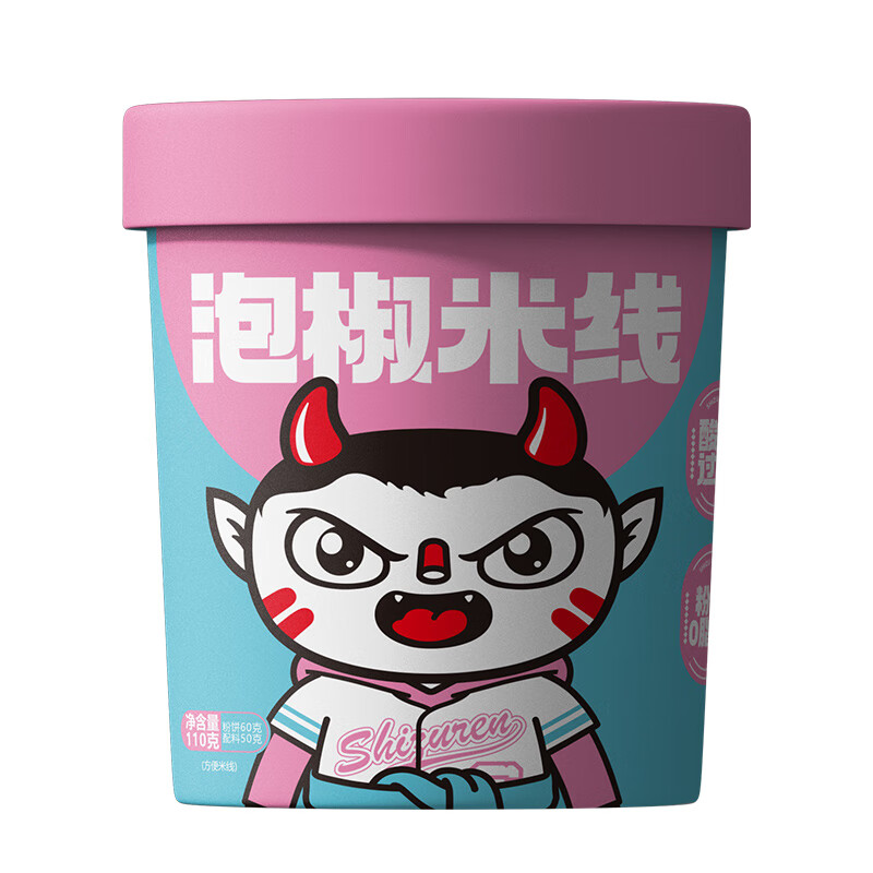 食族人泡椒米线110g*1桶 3.65元 - 线报酷