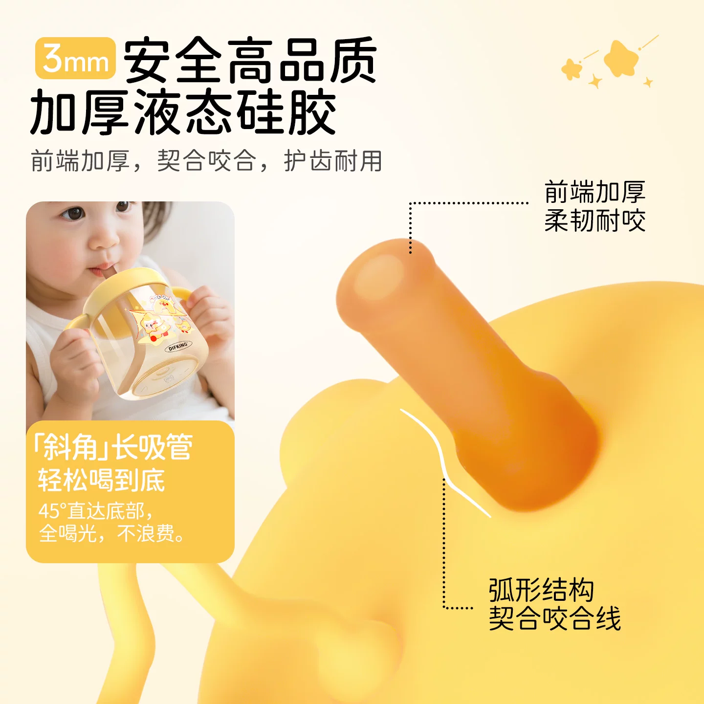 DIFKING儿童牛奶杯带刻度便携 29元 - 86线报