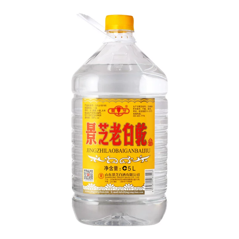 景芝老白乾55度清香型白酒5L*1桶 98.24元 - 线报酷