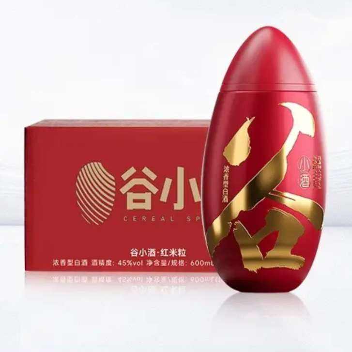 谷小酒红米粒浓香型白酒45度100ml×6瓶整箱装 31元 - 86线报