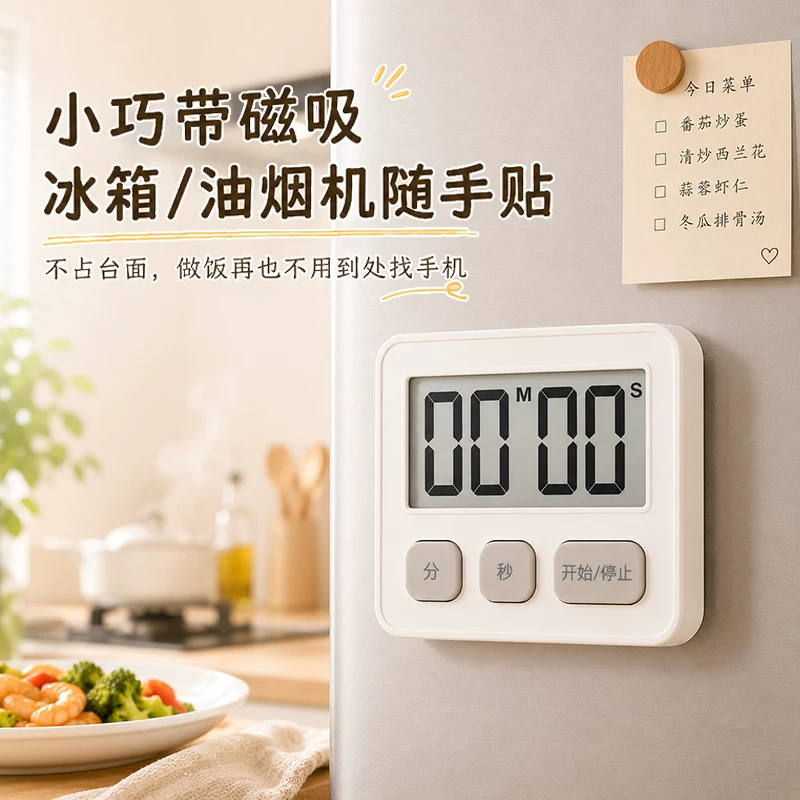 多利科日本多利科厨房计时器机械磁吸定时器做饭闹钟倒计时提醒器 17.16元 - 86线报