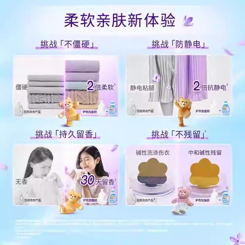 Comfort柔顺剂衣物护理剂860g清新柔顺 4.9元 - 线报酷