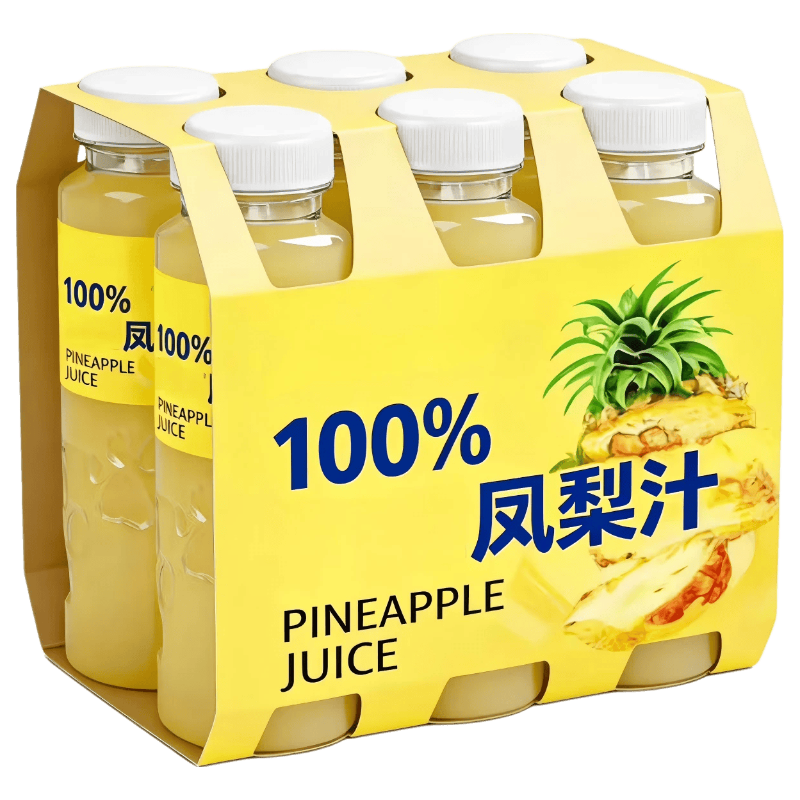 百多利益喔鲜榨汁0添加100凤梨汁350ml×6瓶 8.7元 - 86线报