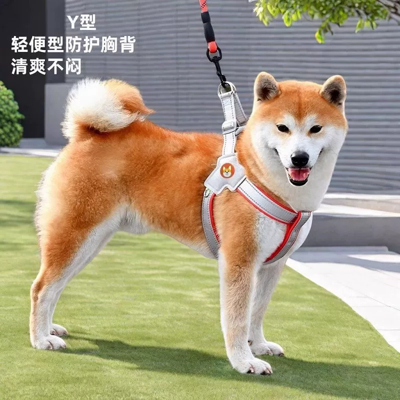 安爪Y型胸背带狗狗牵引绳背心式防护柔软透气不勒脖 12.2元 - 86线报 安爪Y型胸背带狗狗牵引绳背心式防护柔软透气不勒脖 12.2元 - 86线报