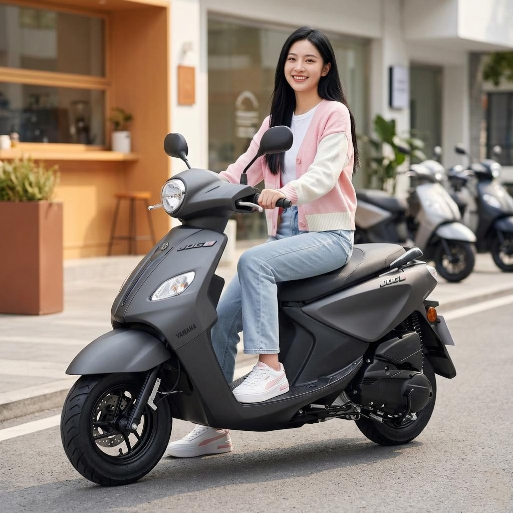 YAMAHA巧格iPlus26款125燃油踏板摩托车省油长续航城市通勤代步酷感黑 7912.15元 - 折送网